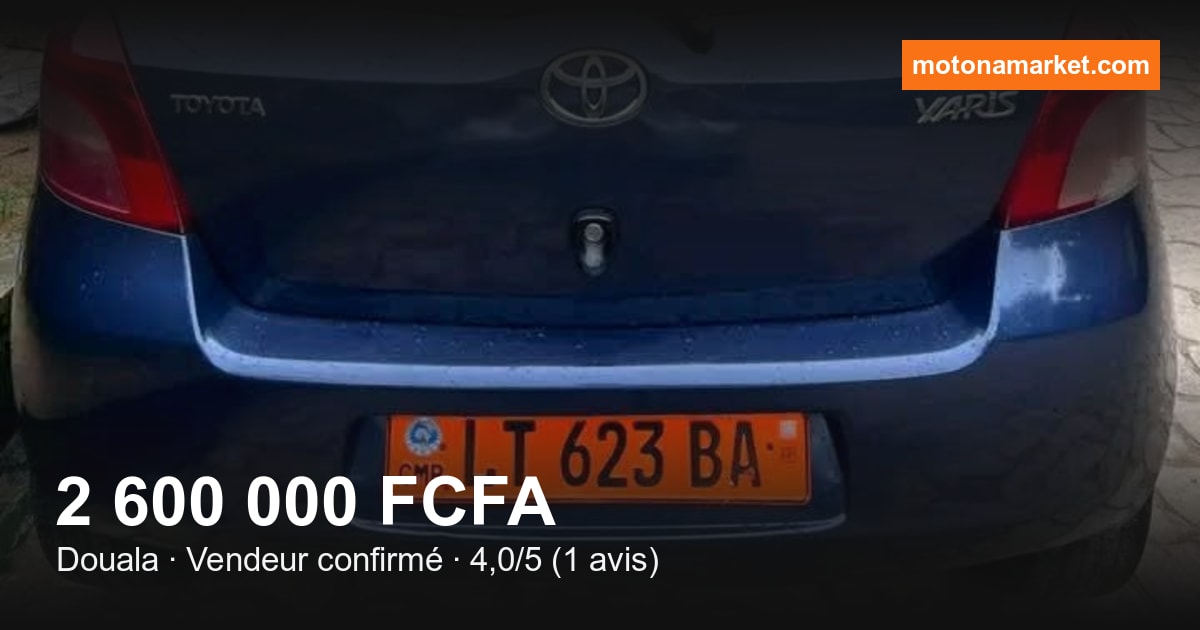 2008 Toyota Yaris à Douala