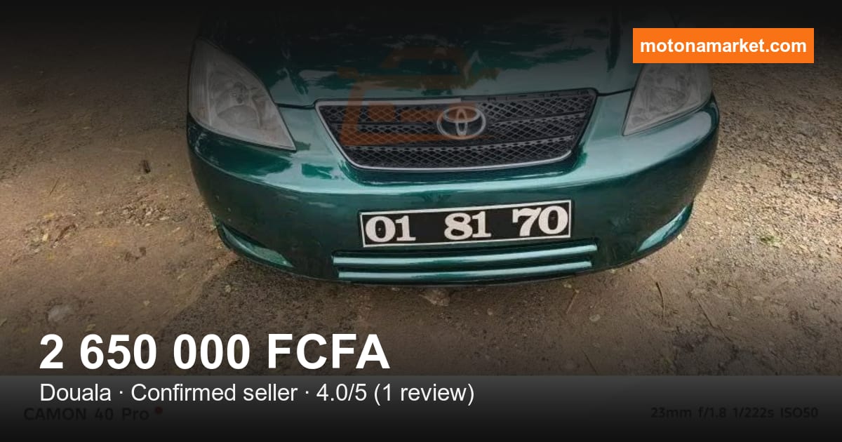 2003 Toyota Corolla à Douala