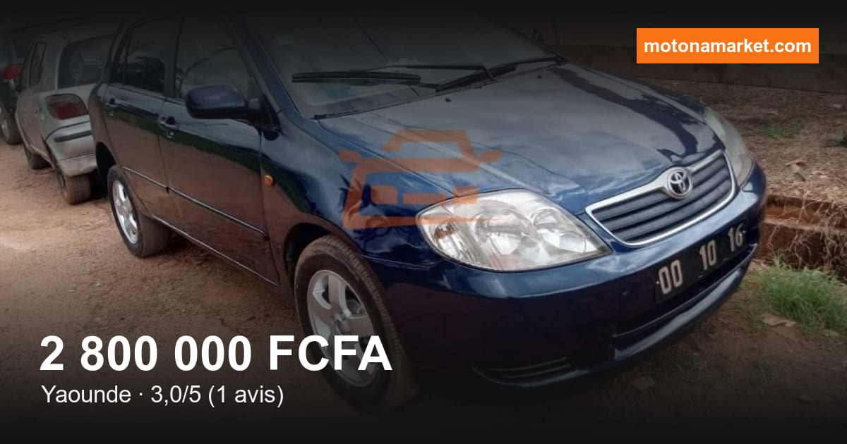 2009 Toyota Corolla à Yaounde
