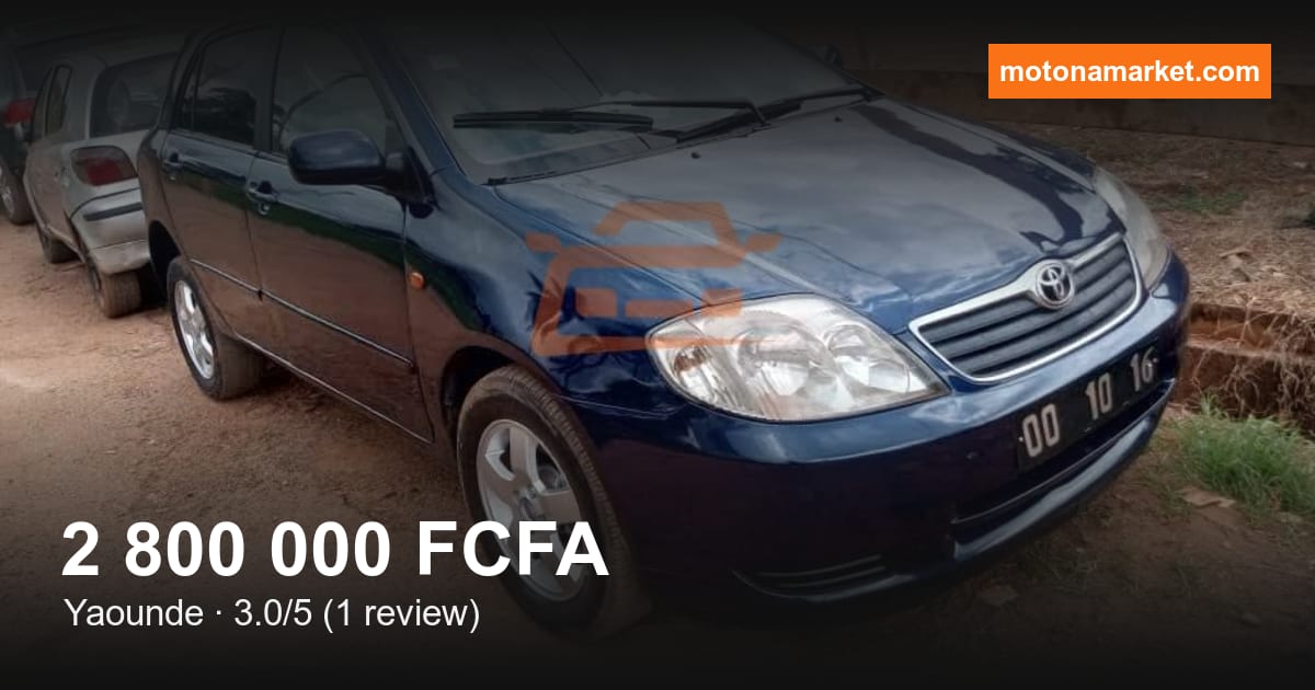 2009 Toyota Corolla à Yaounde