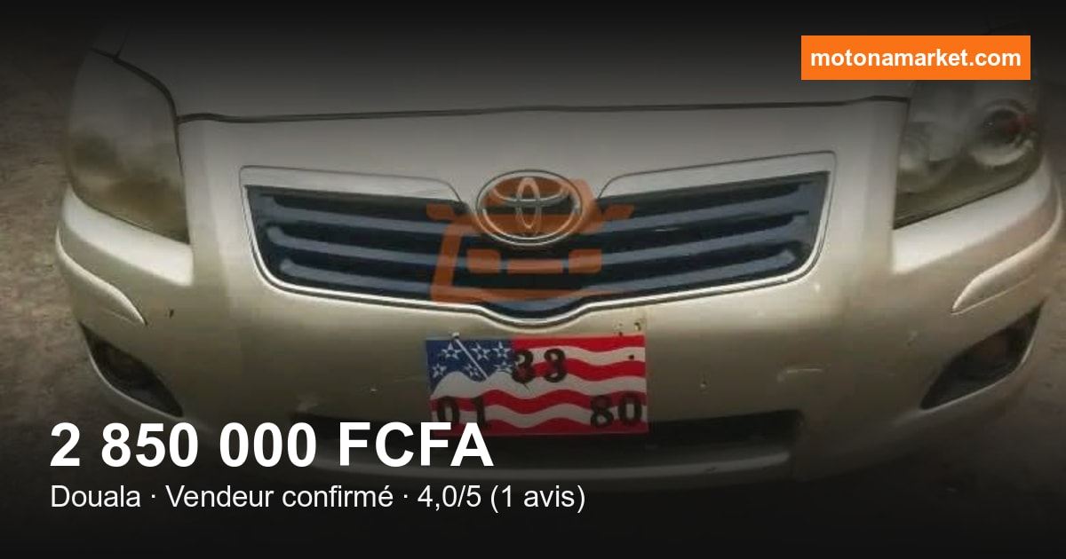 2005 Toyota Avensis à Douala