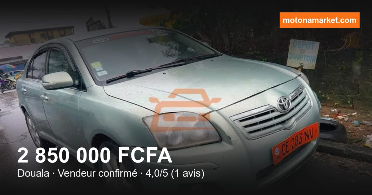 2005 Toyota Avensis à Douala