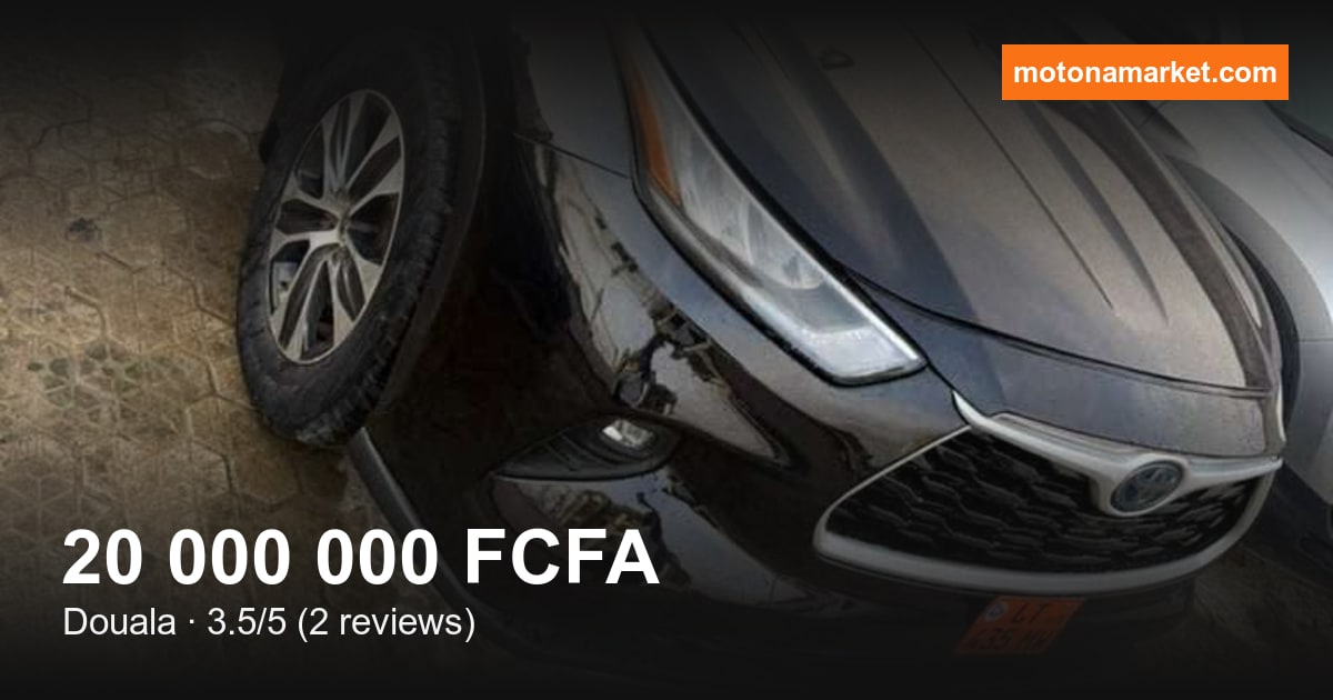 2021 Toyota Highlander à Douala