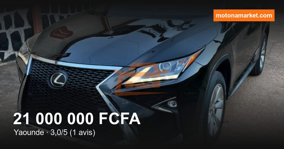 2018 Lexus Rx 350 à Yaounde