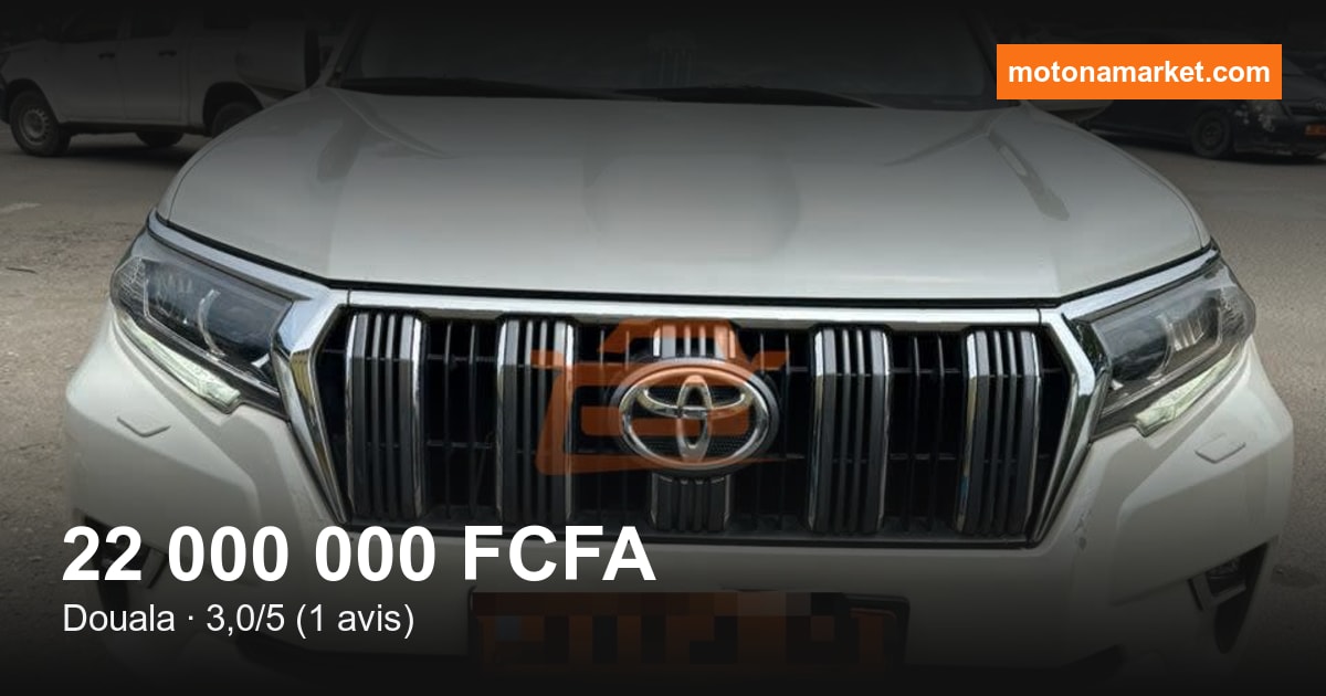 2018 Toyota Prado à Douala