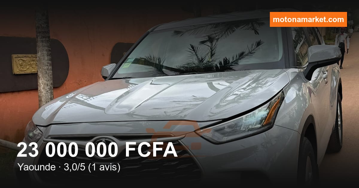2023 Toyota Highlander à Yaounde