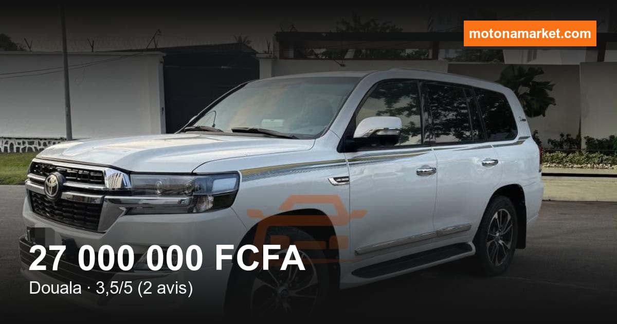 2016 Toyota Land Cruiser à Douala