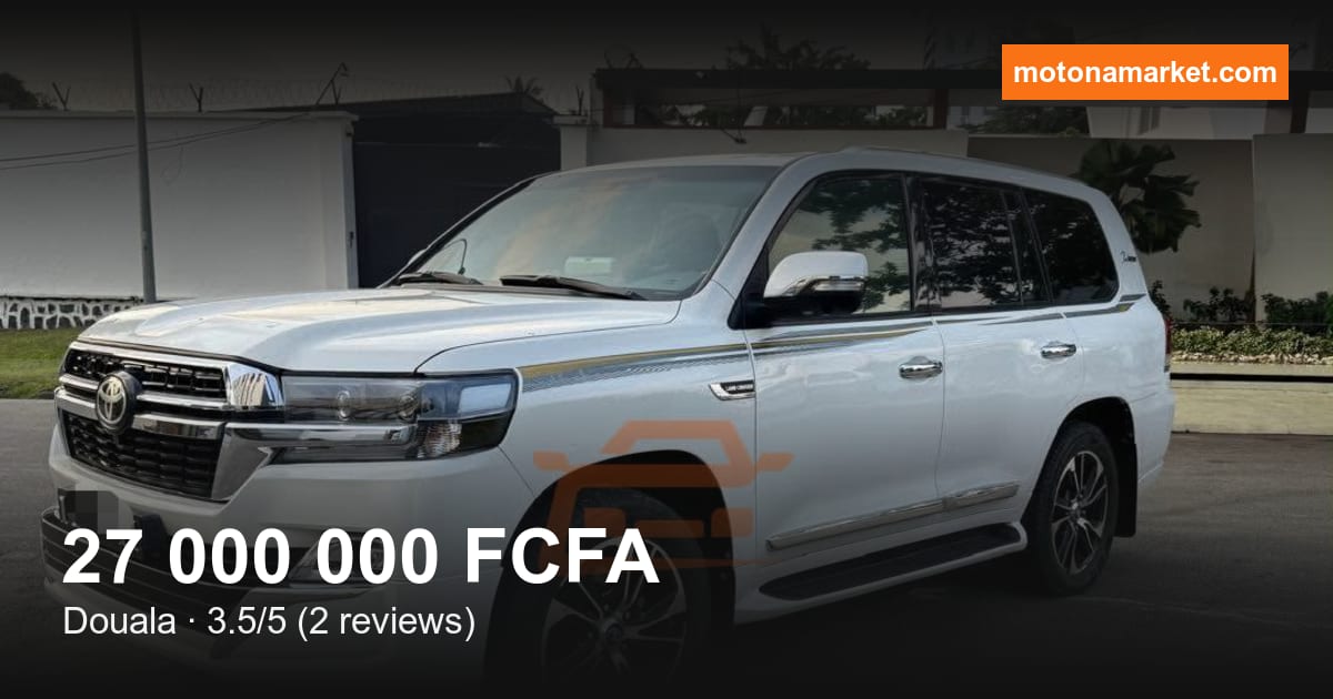 2016 Toyota Land Cruiser à Douala