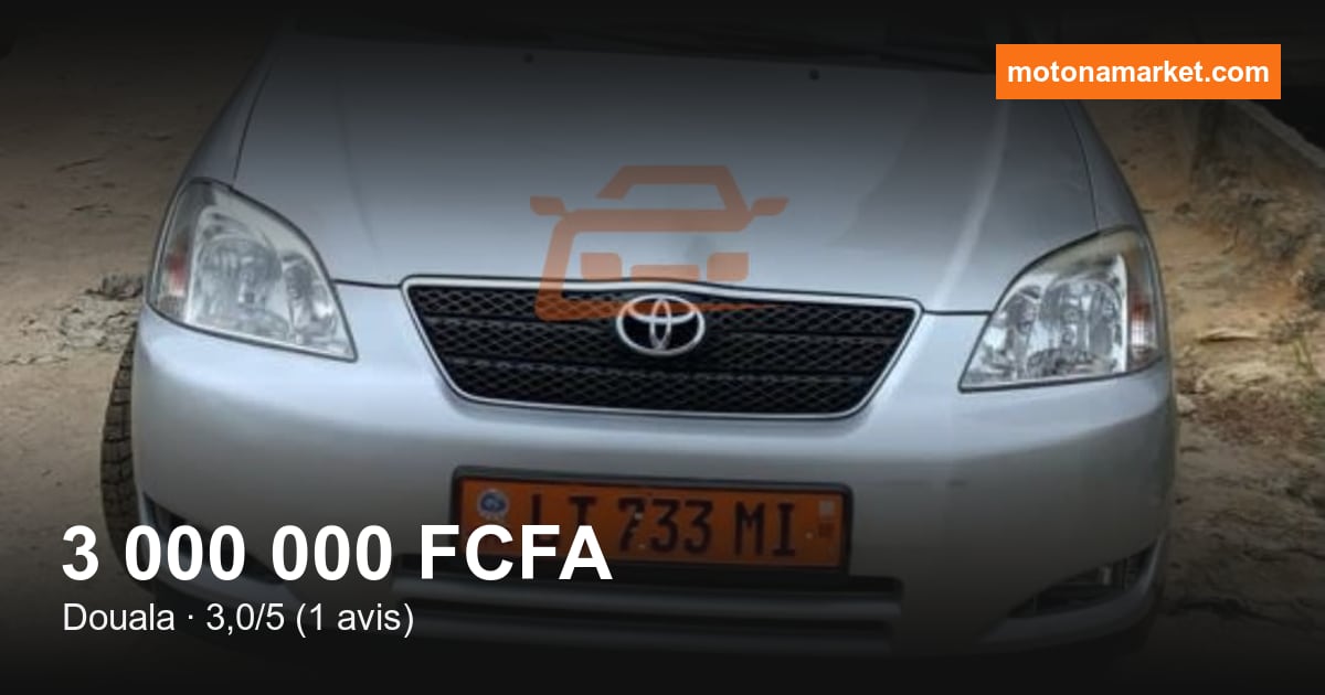 2004 Toyota Corolla à Douala