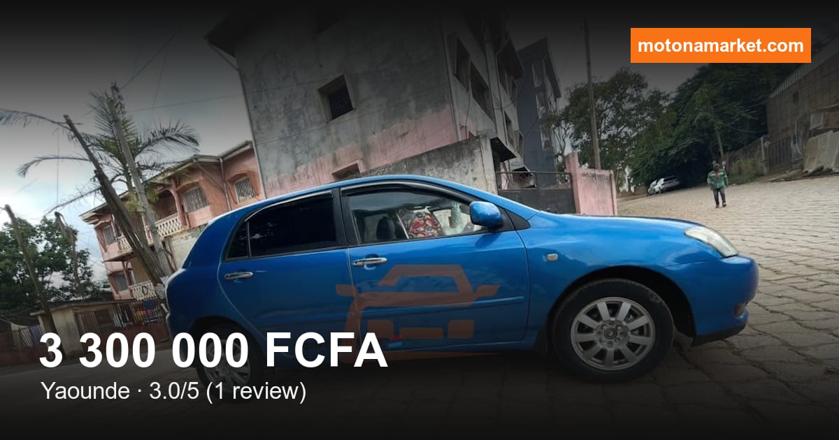 2009 Toyota Corolla à Yaounde