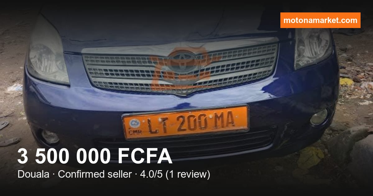 2003 Toyota Corolla Verso à Douala