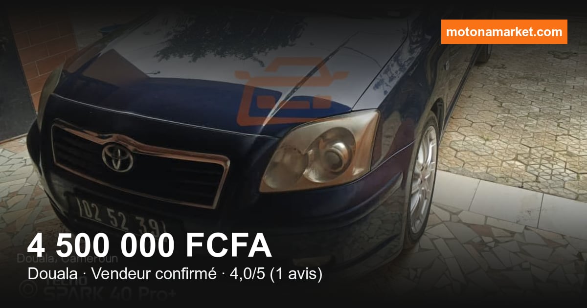 2005 Toyota Avensis à Douala