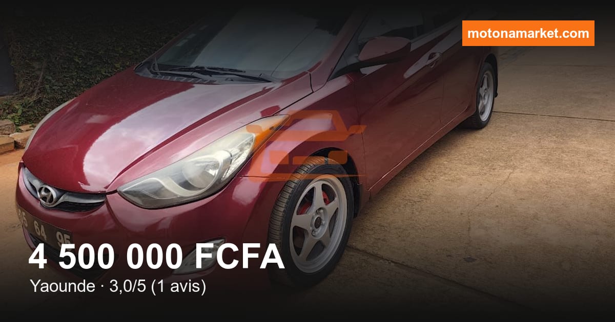 2013 Hyundai Elantra à Yaounde