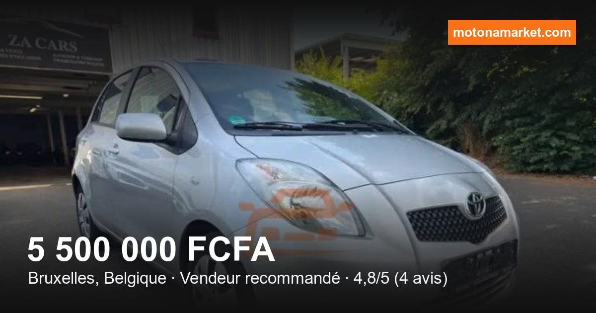 2006 Toyota Yaris à Bruxelles, Belgique