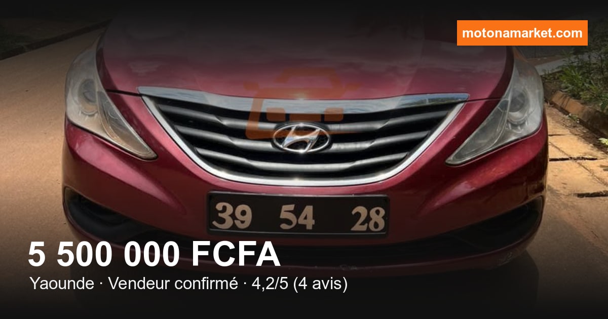 2012 Hyundai Sonata à Yaounde