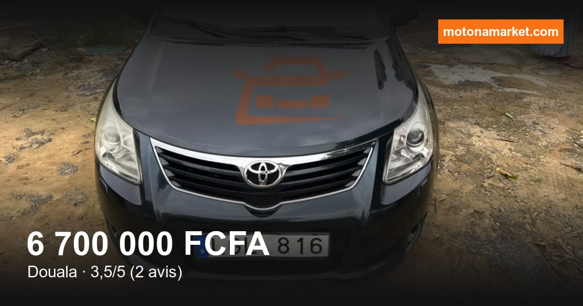 2012 Toyota Corolla à Douala