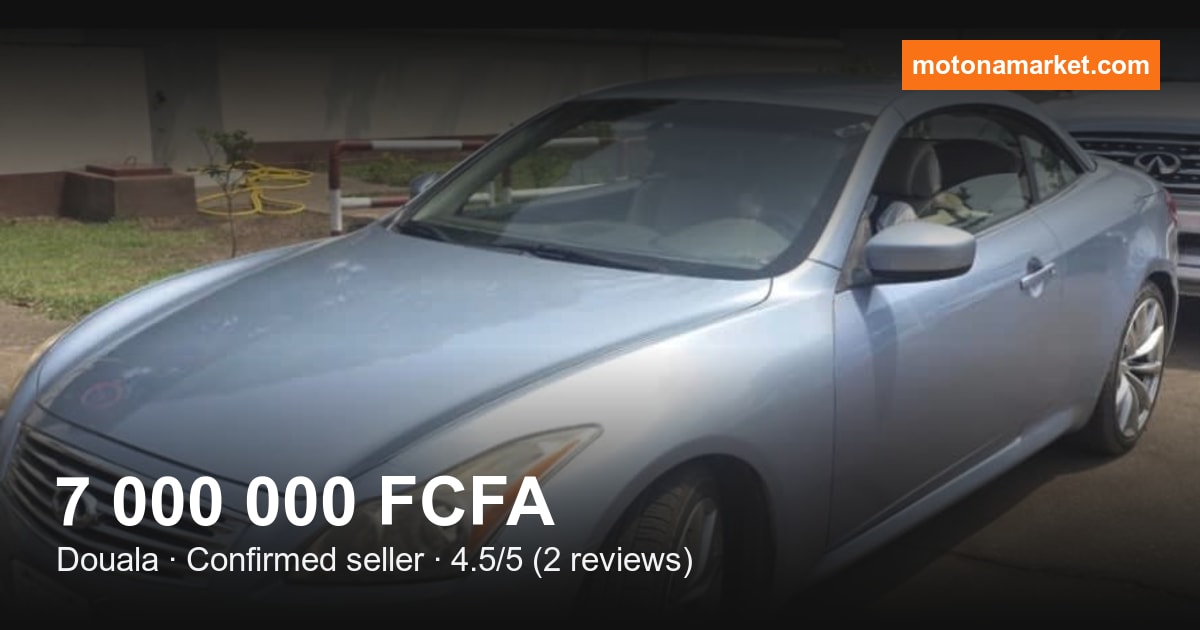 2013 Infiniti G37 à Douala