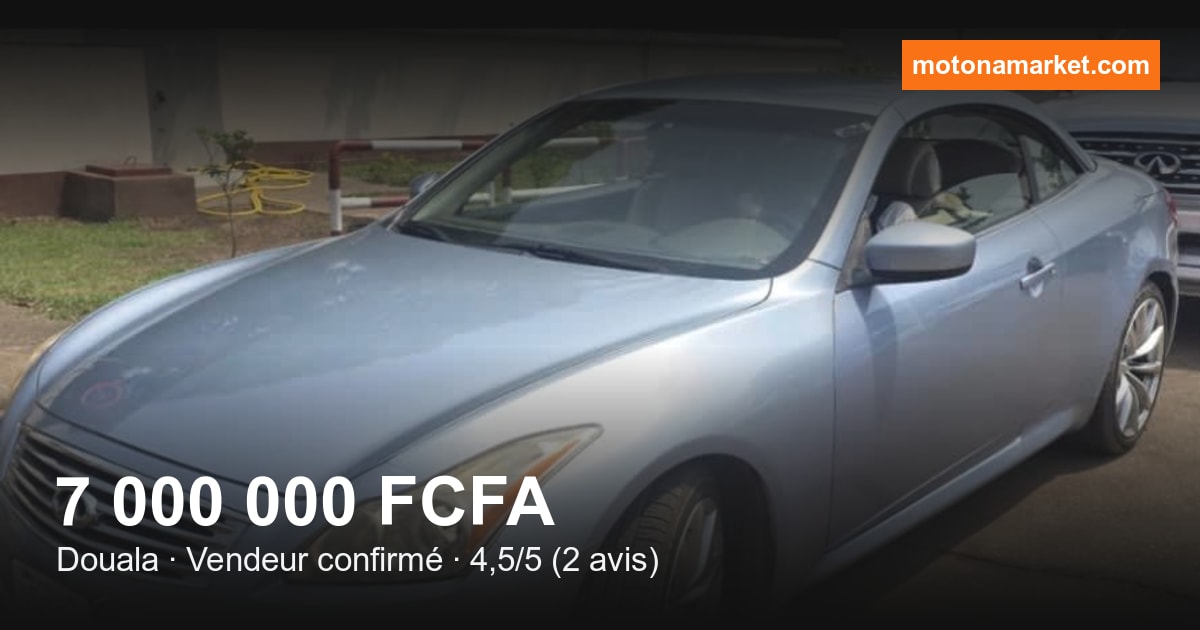 2013 Infiniti G37 à Douala