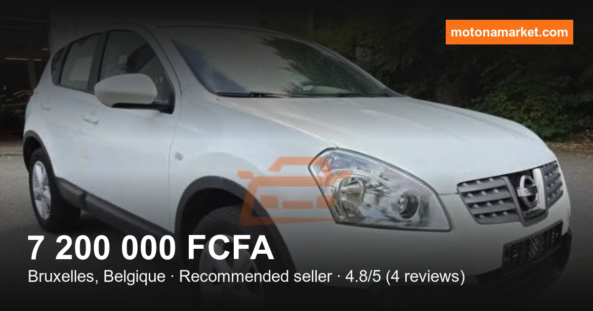 2009 Nissan Qashqai+2 à Bruxelles, Belgique