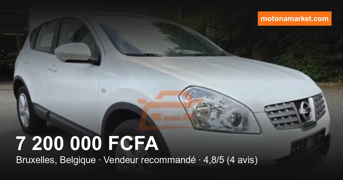 2009 Nissan Qashqai+2 à Bruxelles, Belgique