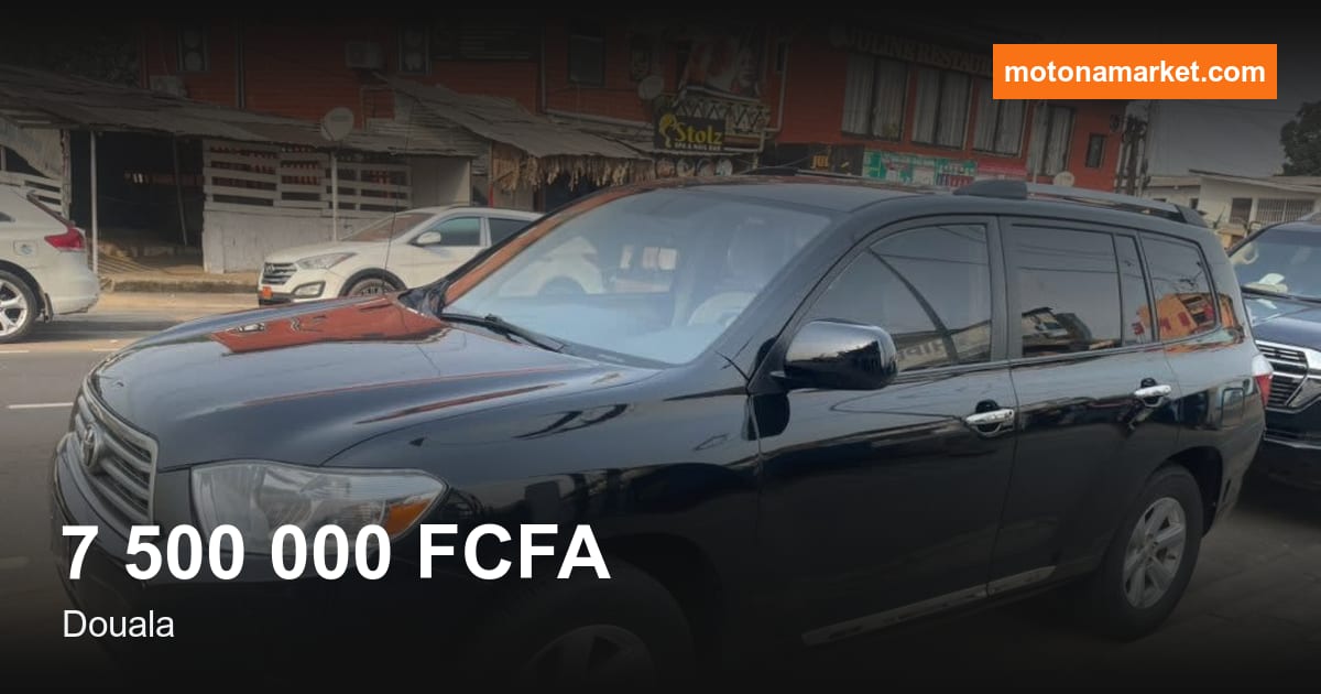 2010 Toyota Highlander à Douala