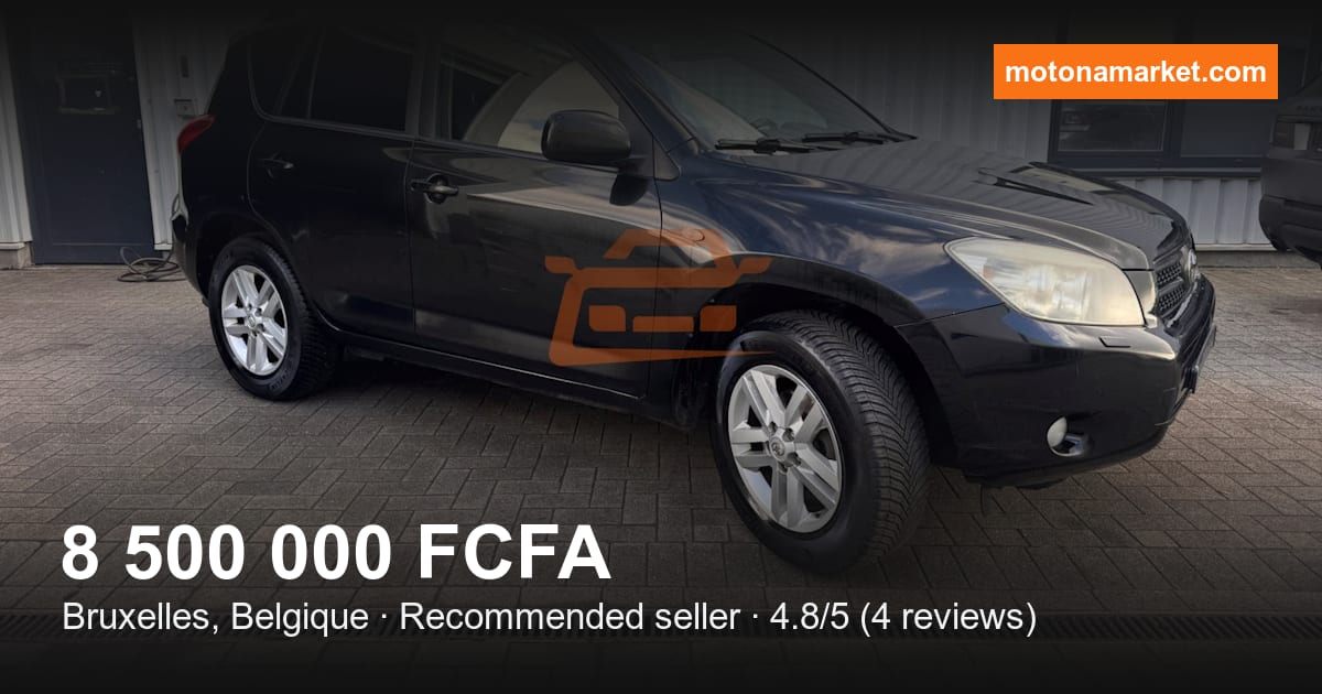 2007 Toyota RAV4 à Bruxelles, Belgique