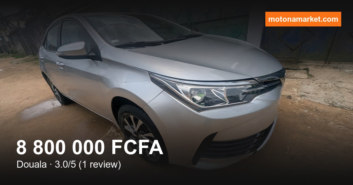 2019 Toyota Corolla à Douala