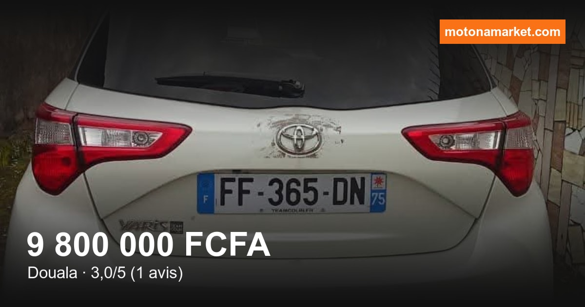 2019 Toyota Yaris à Douala