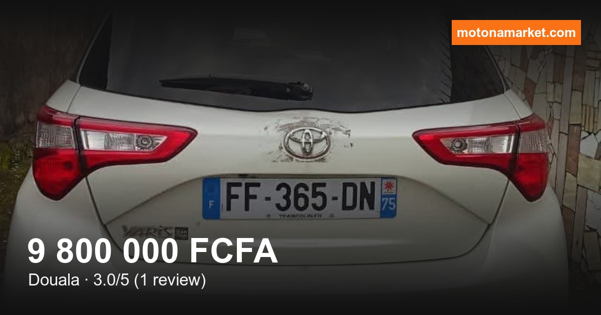 2019 Toyota Yaris à Douala