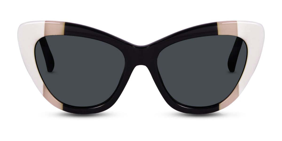 Black And White Sunglasses-1