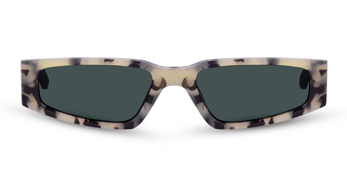 Small Rectangle Cat Eye Sunglasses-1