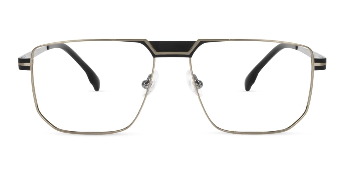 Black And Silver Eyeglasses-1
