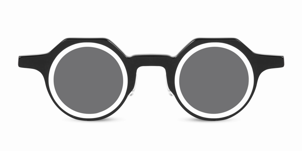 Black And White Sunglasses-1