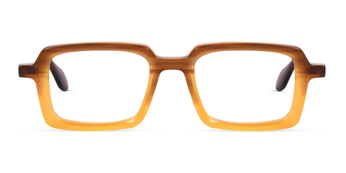 Rectangle Brown Glasses-1