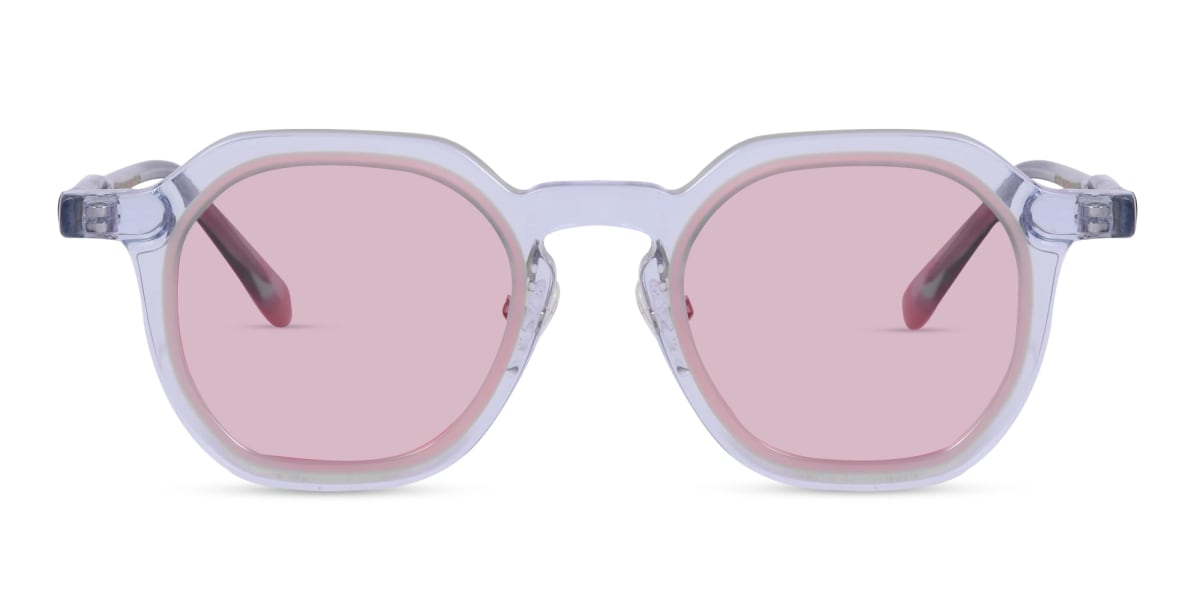 Designer Geometric Frame Glasses-1