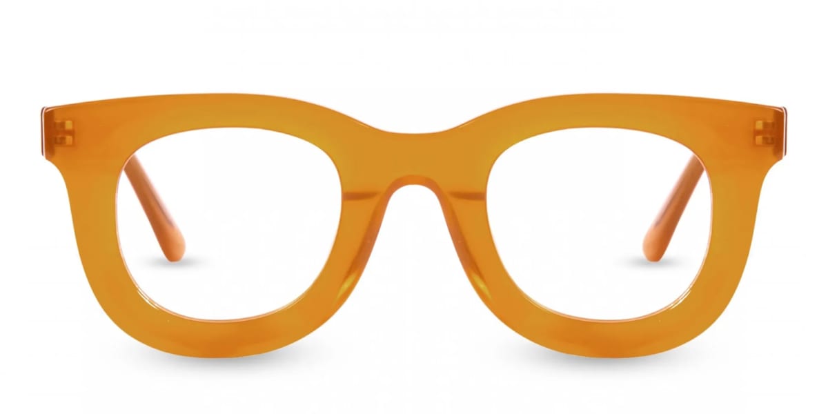 Gold Square Glasses-1