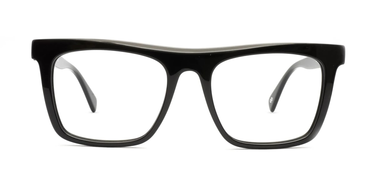 Thick Black Rim Glasses-2