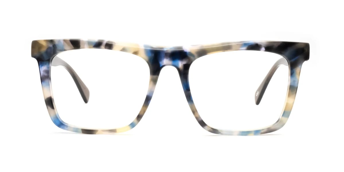 Brown Tortoise Shell Rectangular Glasses-2