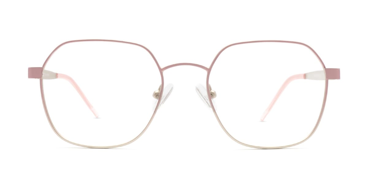 Pink Hexagon Glasses-1