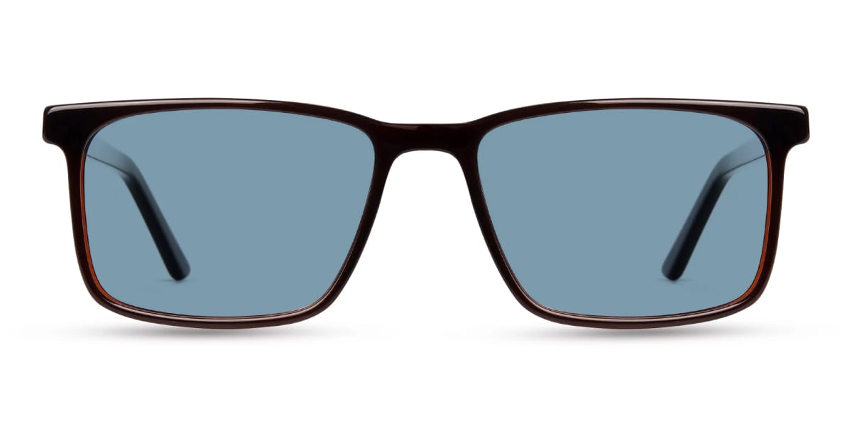 Blue Rectangular Sunglasses-1