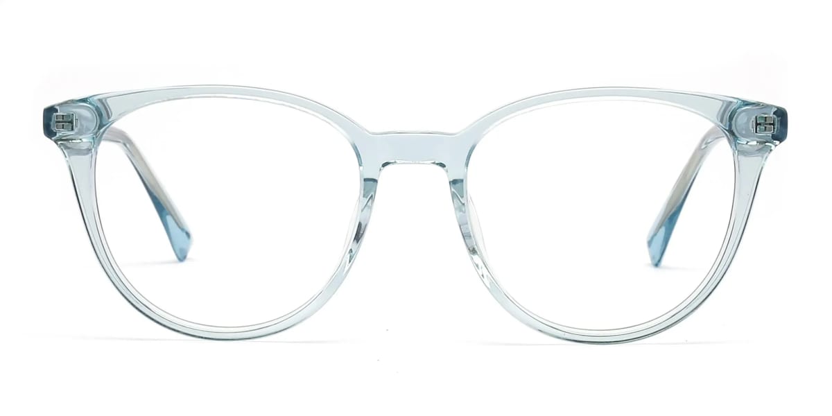 blue round eyeglass frames-2