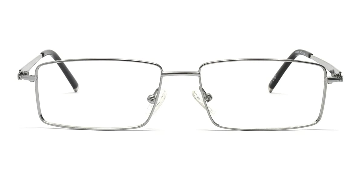 rectangular eyeglasses metal frames-2