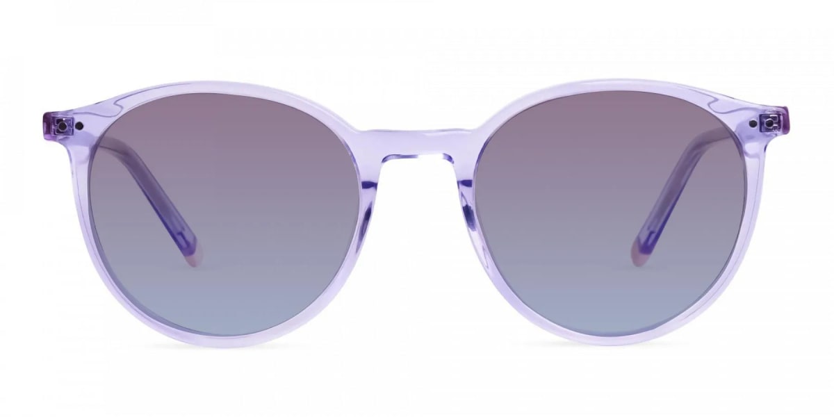 round purple sunglasses-2