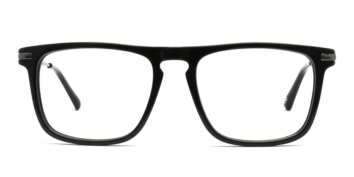 Glossy black spectacles-2