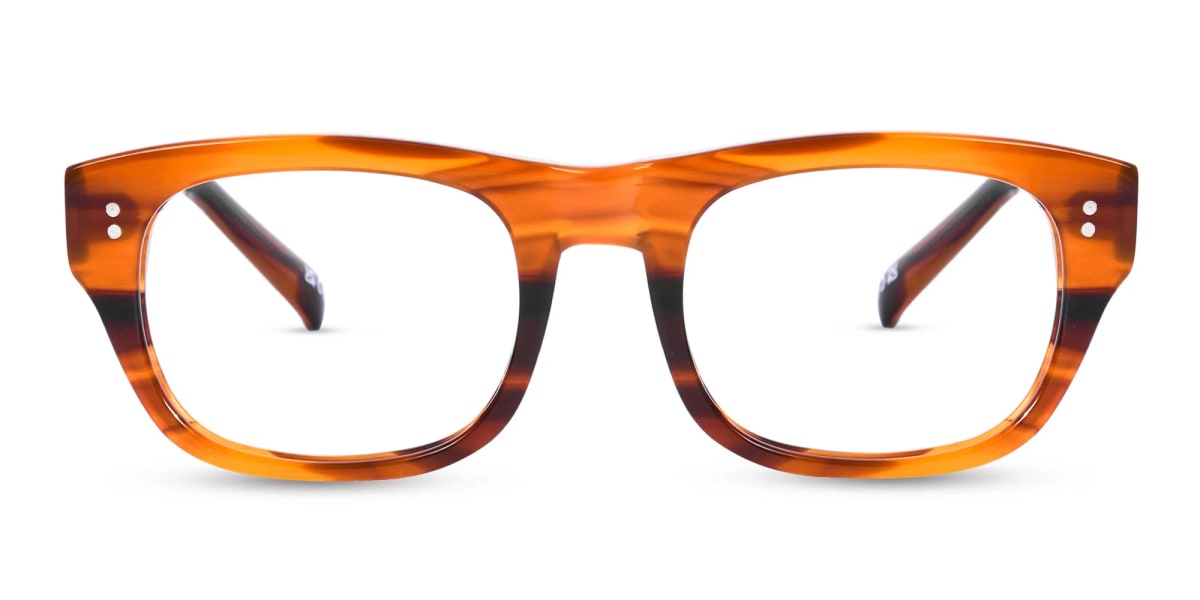 Brown Rectangular Glasses-1