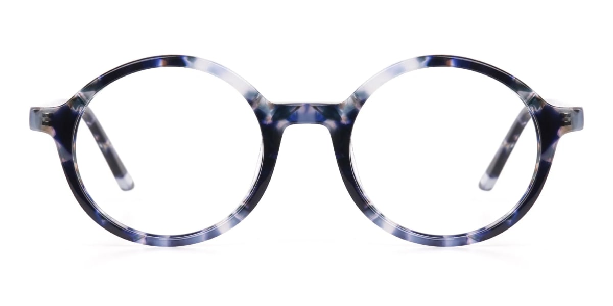 Vintage Round Tortoise Shell Glasses-2
