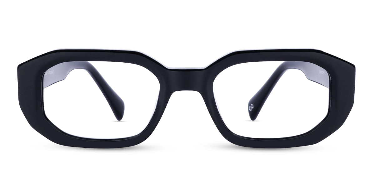 Black Rectangle Glasses-1