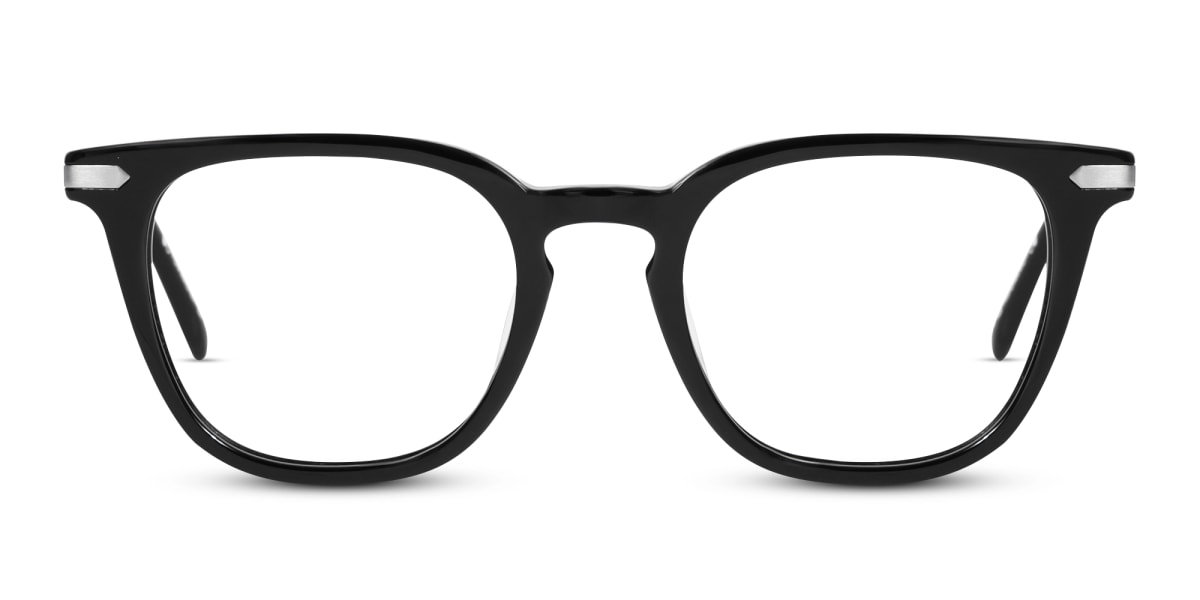 Square Black Frame Glasses 1