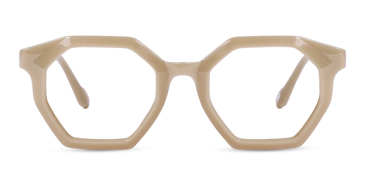 Beige Taupe Glasses 1