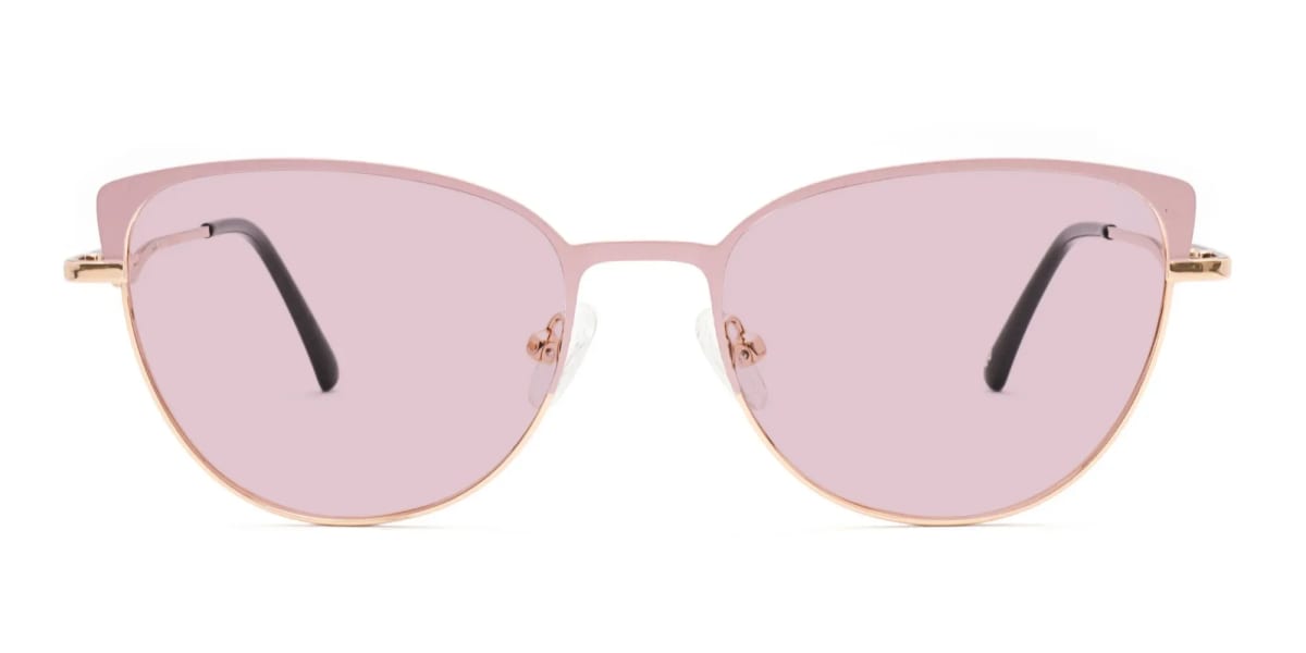 Pink Metal Sunglasses-1